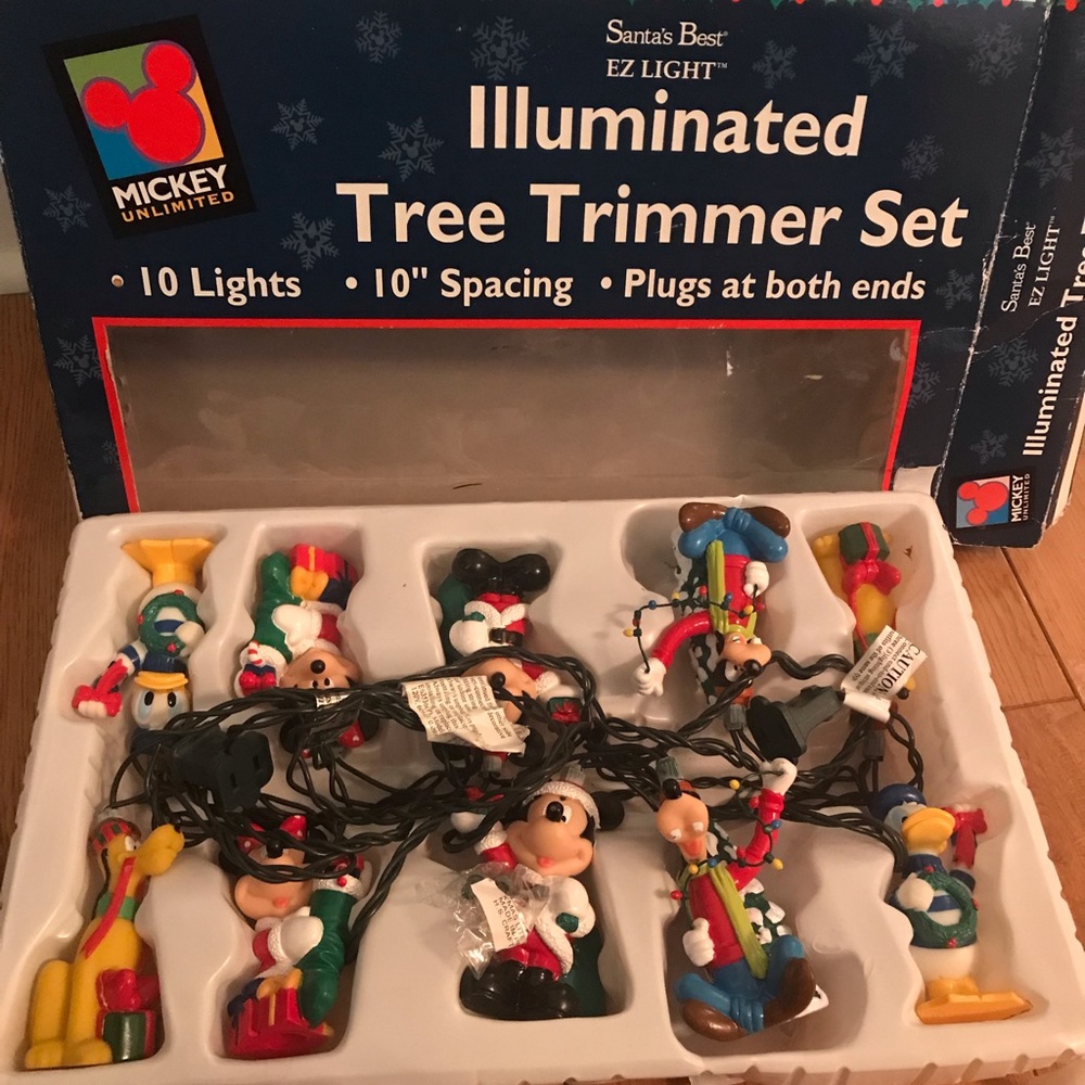 Mickey Vintage Christmas lights